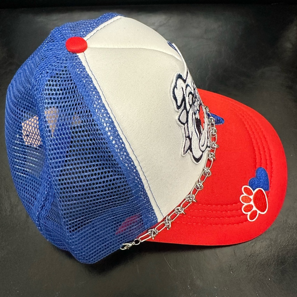 Fresno State Bulldog Dog Trucker Hat - Picture 2 of 3